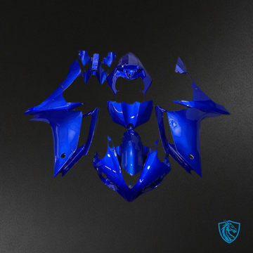Yamaha R1 (2007-2008) Glossy Blue Motorcycle Fairing Kit | ABS Bodywork