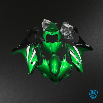 Yamaha R1 (2007-2008) Green White & Black Motorcycle Fairing Kit | ABS Bodywork