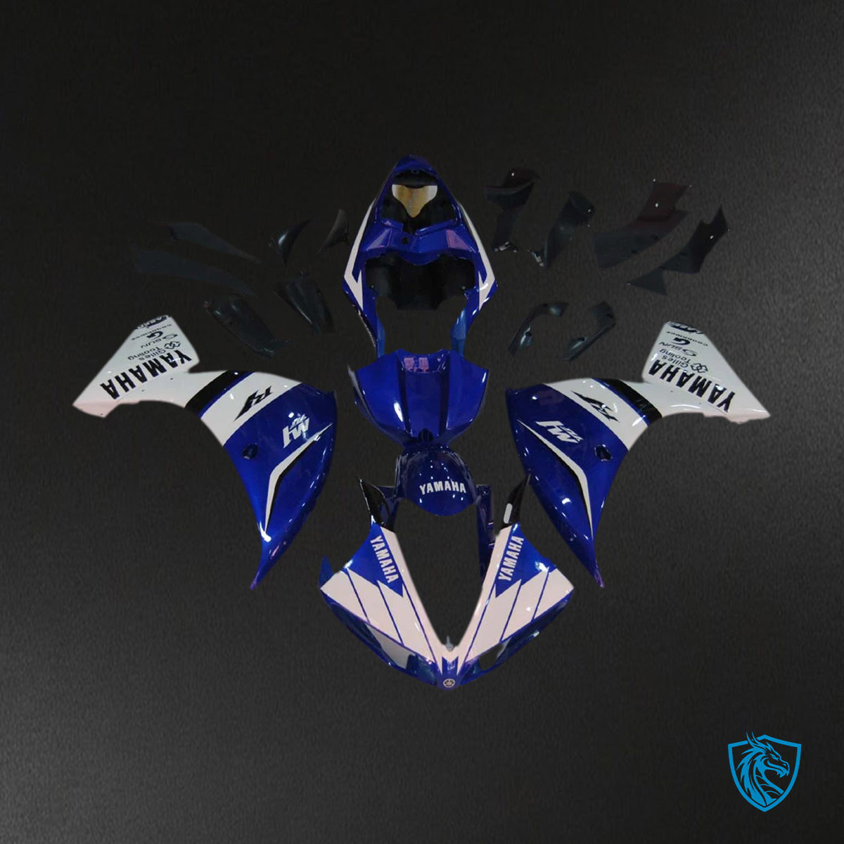 Yamaha R1 (2009-2011) Blue & White - Fairing Kit