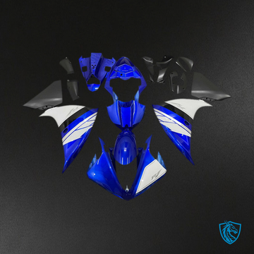 Yamaha R1 (2009-2011) White & Blue Glossy - Replacement Motorcycle Fairings Kit