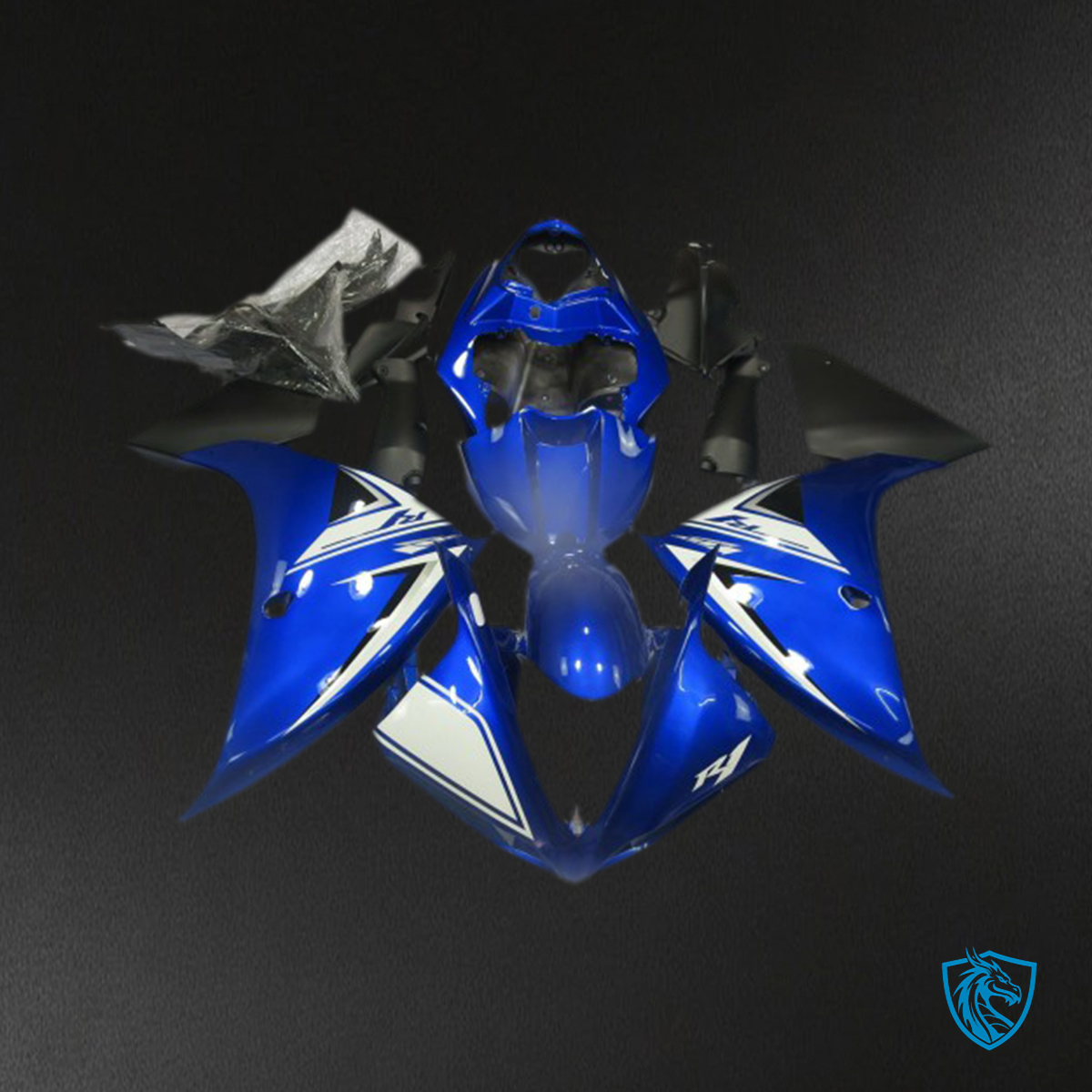 Yamaha R1 (2012-2014) Blue & Black Motorcycle Fairing Kit | ABS Bodywork