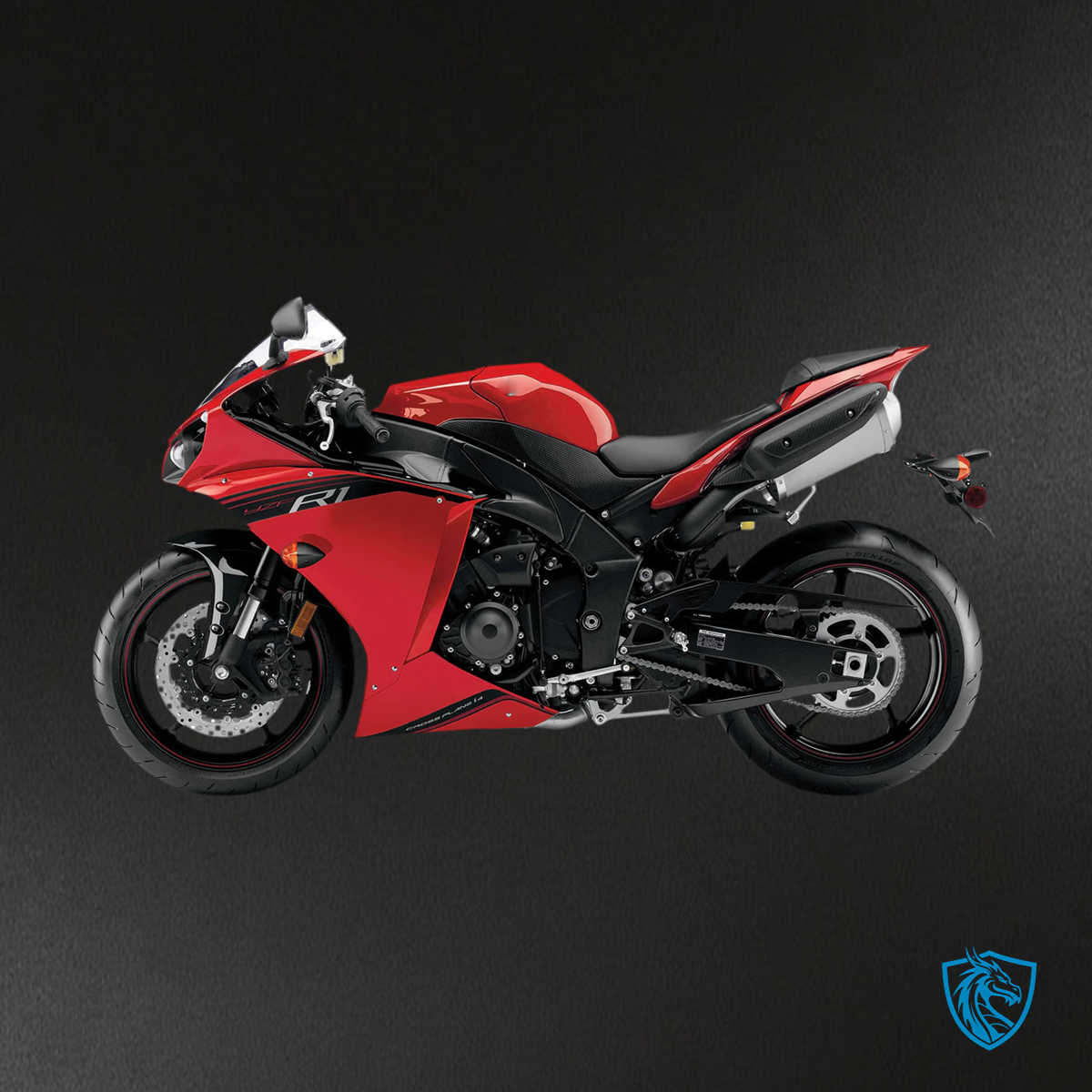 Yamaha R1 (2012-2014) Red & Black - Custom ABS Fairing Set
