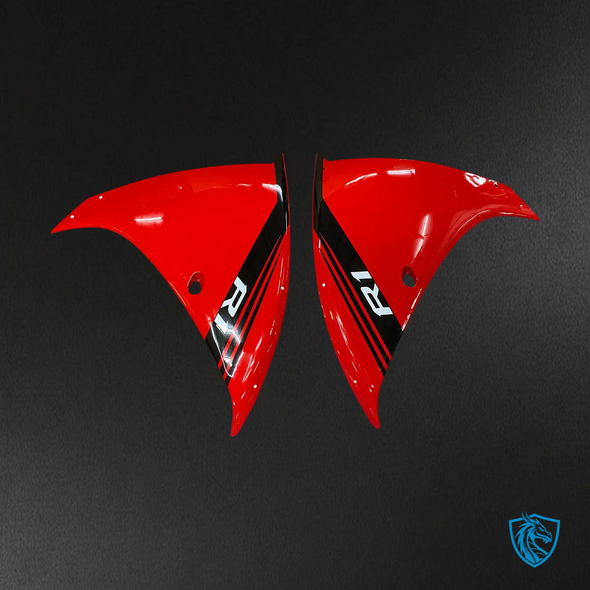 Yamaha R1 (2012-2014) Red & Black - Custom ABS Fairing Set