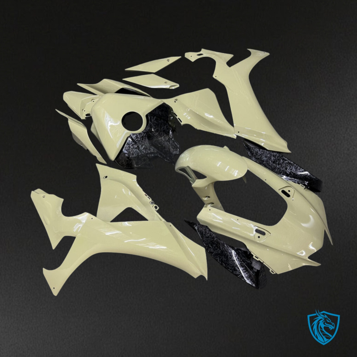 Yamaha R1 (2020-2025) Desert Tan Forged - MERGEment Motorcycle Fairings Kit