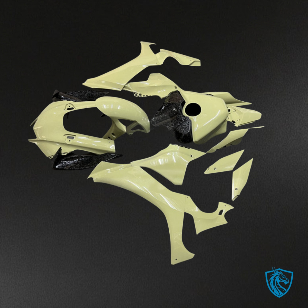 Yamaha R1 (2020-2025) Desert Tan Forged - MERGEment Motorcycle Fairings Kit