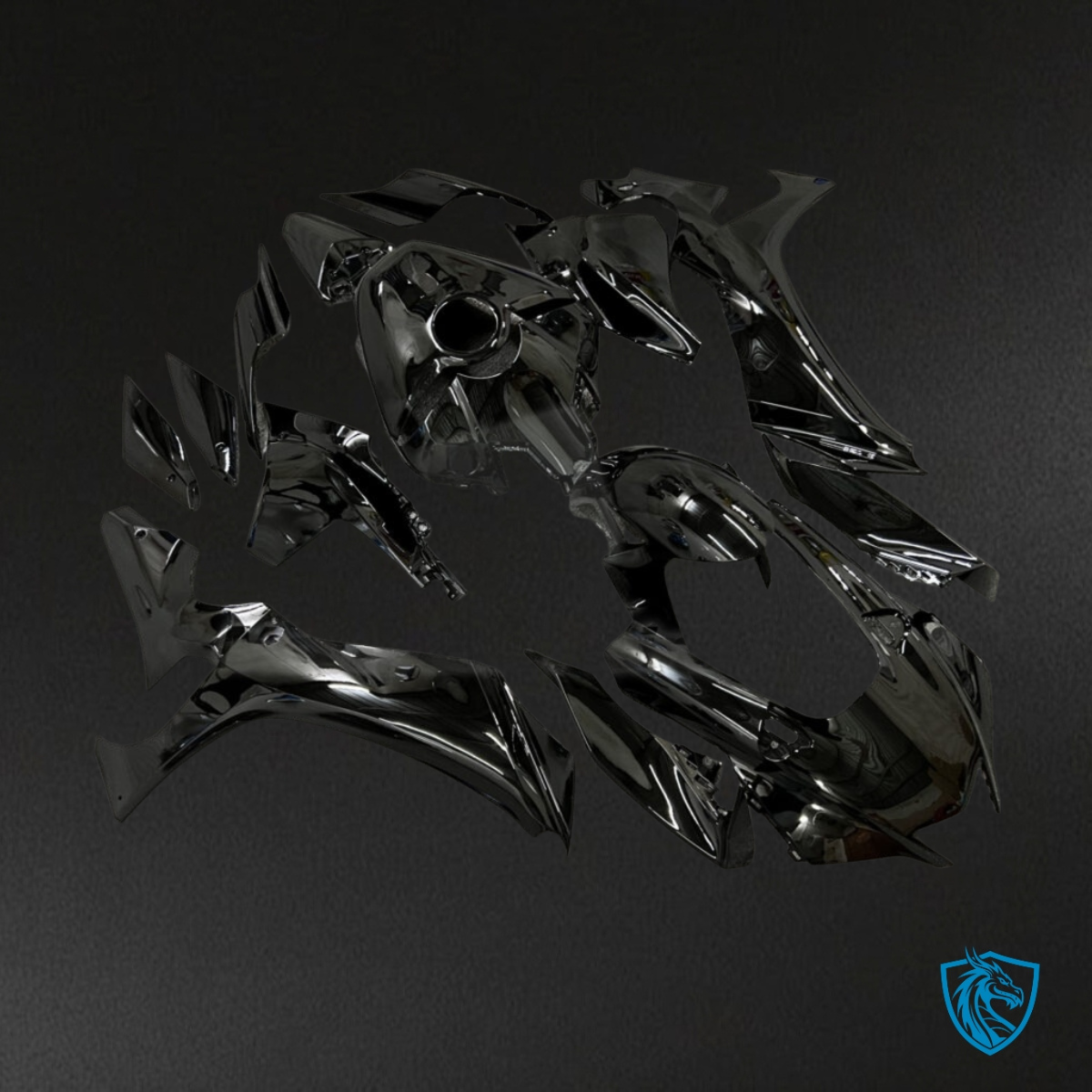 Yamaha R1 (2020-2025) Gloss Black ABS - MERGEment Motorcycle Fairings Kit