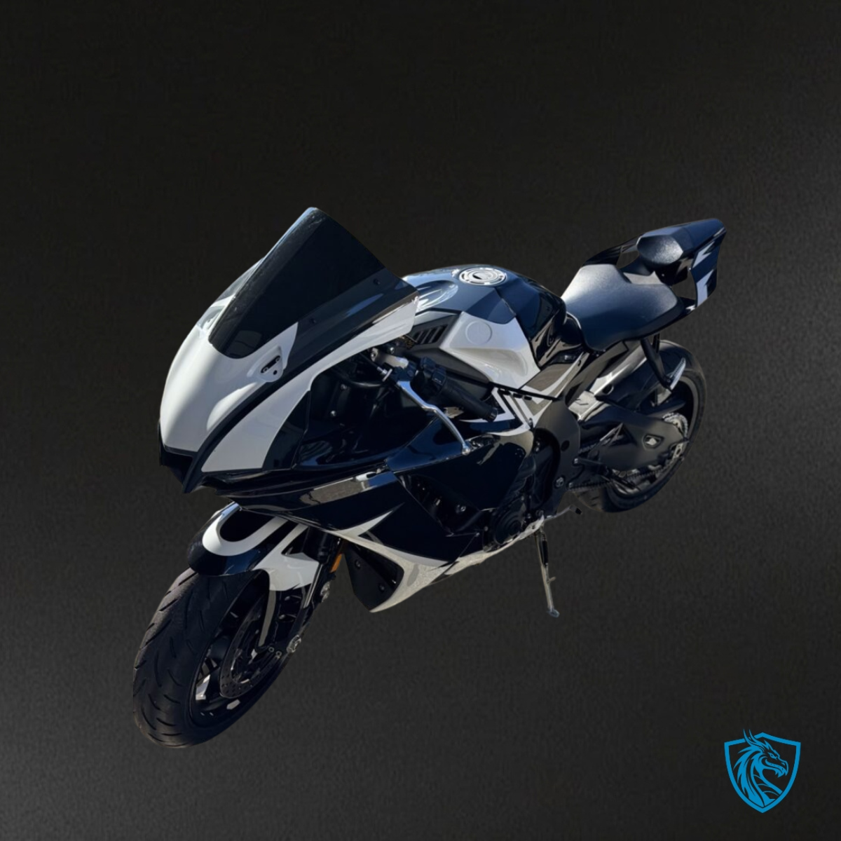 Yamaha R1 (2020-2025) Gloss Black & White ABS Fairings - Aftermarket ABS Bodywork