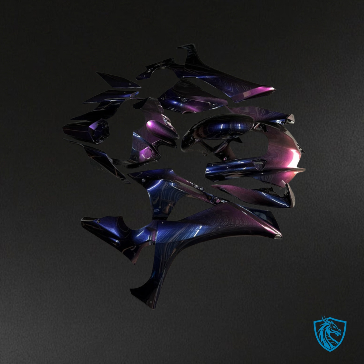 Yamaha R1 (2020-2025) Gloss Purple Iridescent - Custom ABS Fairing Kit