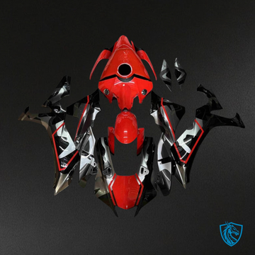 Yamaha R1 (2020-2025) Gloss Red, Black & Grey Camo Fairing Kit | ABS Bodywork