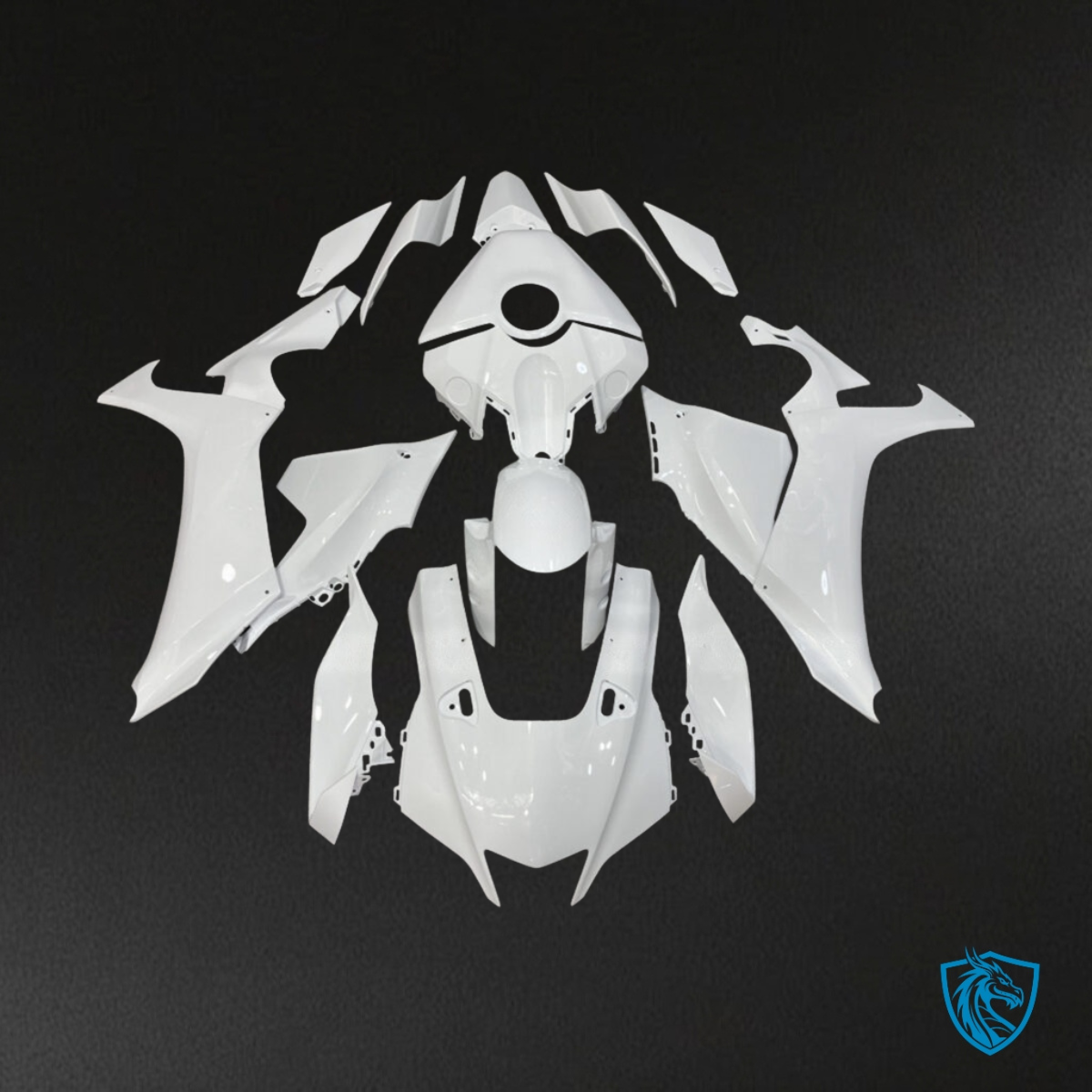 Yamaha R1 (2020-2025) Gloss White Fairing Kit | ABS Bodywork