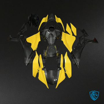 Yamaha R1 (2020-2025) Gloss Yellow & Black Fairings Kit - Aftermarket ABS Bodywork