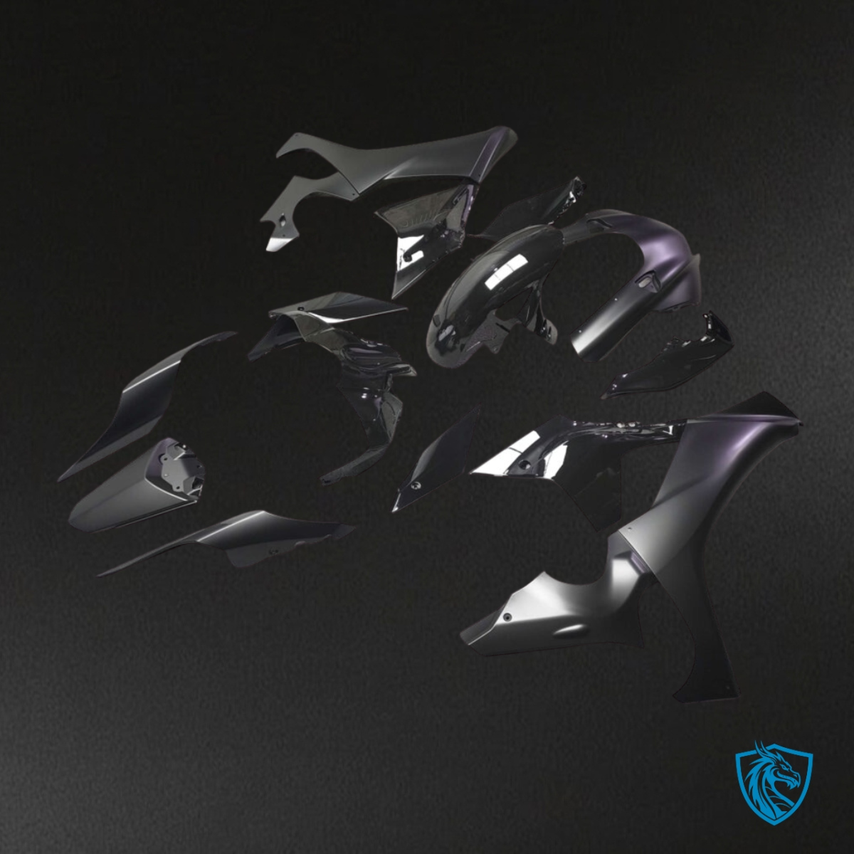 Yamaha R1 (2020-2025) Gloss & Matte Black Fairing Kit | ABS Bodywork