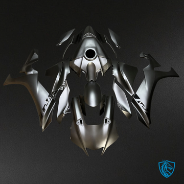 Yamaha R1 (2020-2025) Matte Dark Gray & Gloss Black Fairing Kit | ABS Bodywork