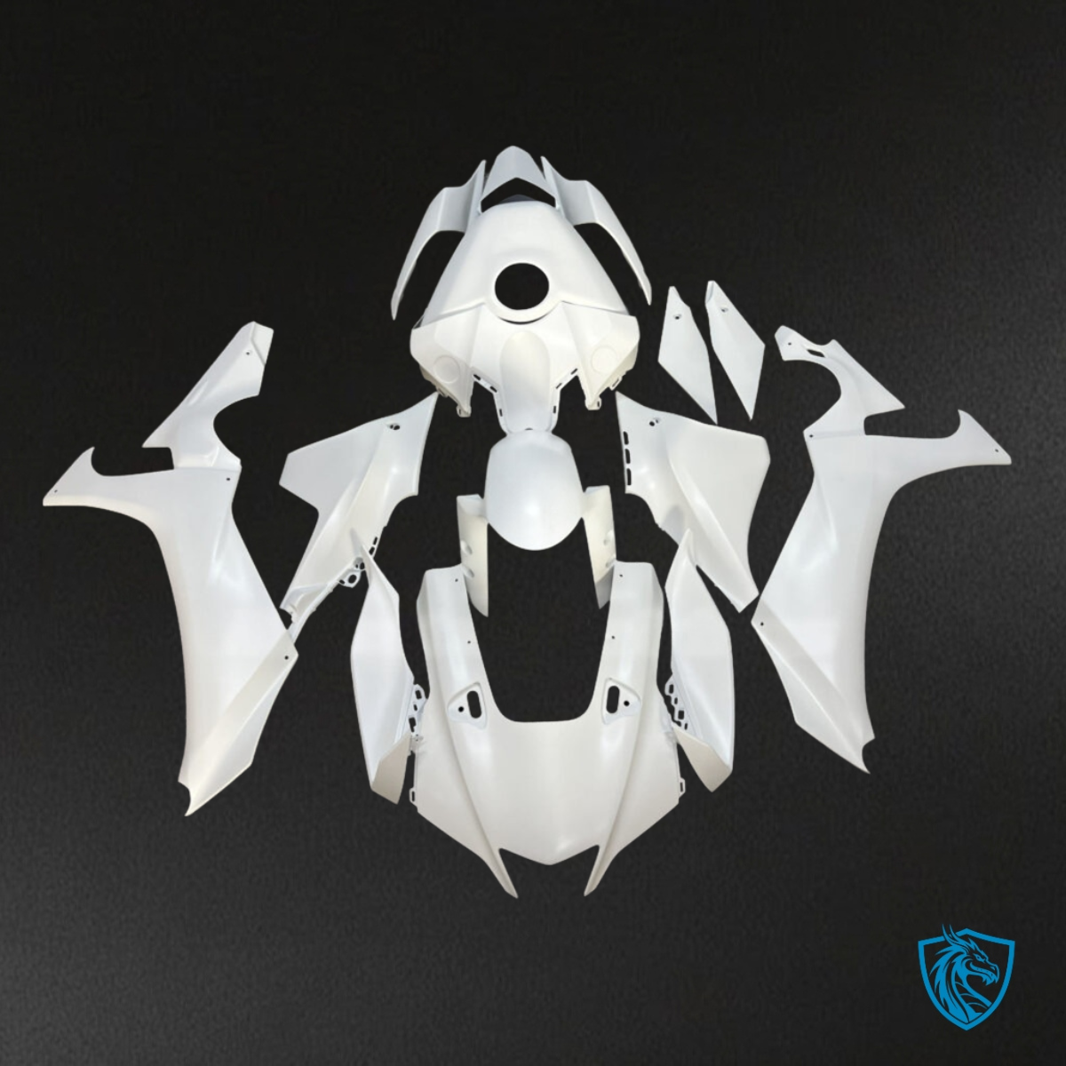 Yamaha R1 (2020-2025) Matte White - Custom ABS Fairing Kit