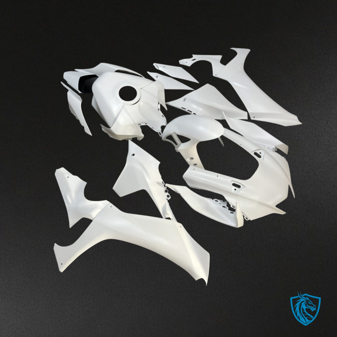 Yamaha R1 (2020-2025) Matte White - Custom ABS Fairing Kit