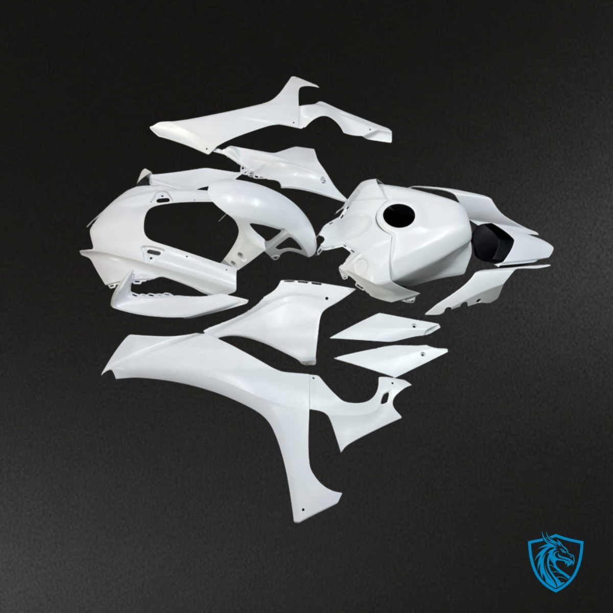 Yamaha R1 (2020-2025) Matte White - Custom ABS Fairing Kit