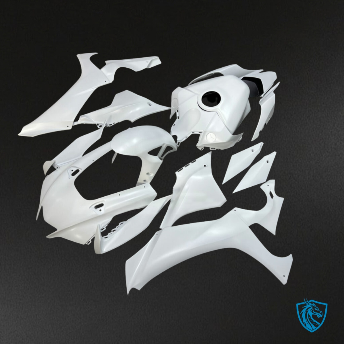 Yamaha R1 (2020-2025) Matte White - Custom ABS Fairing Kit