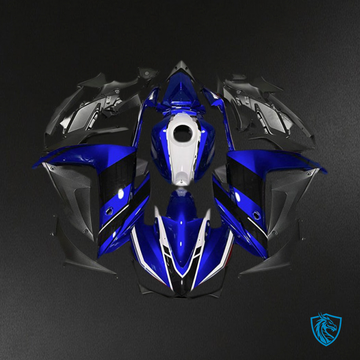 Yamaha R3 (2015-2018) Blue, Black & White Motorcycle Fairing Kit | ABS Bodywork