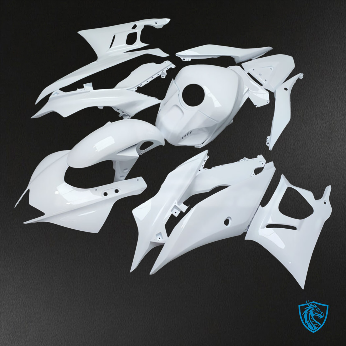 Yamaha R3 (2019-2021) Gloss White ABS Bodywork - Fairings Kit