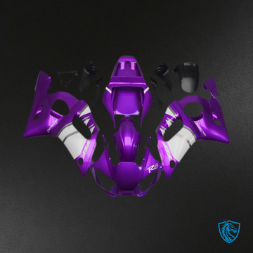 Yamaha R6 (1998-2002) Purple & White - MERGEment Motorcycle Fairings Kit