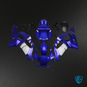 Yamaha R6 (1998-2002) Blue & White Motorcycle Fairing Kit | ABS Bodywork