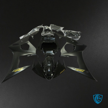 Yamaha R6 (2003-2004) Matte Black & Gold Motorcycle Fairing Kit | ABS Bodywork