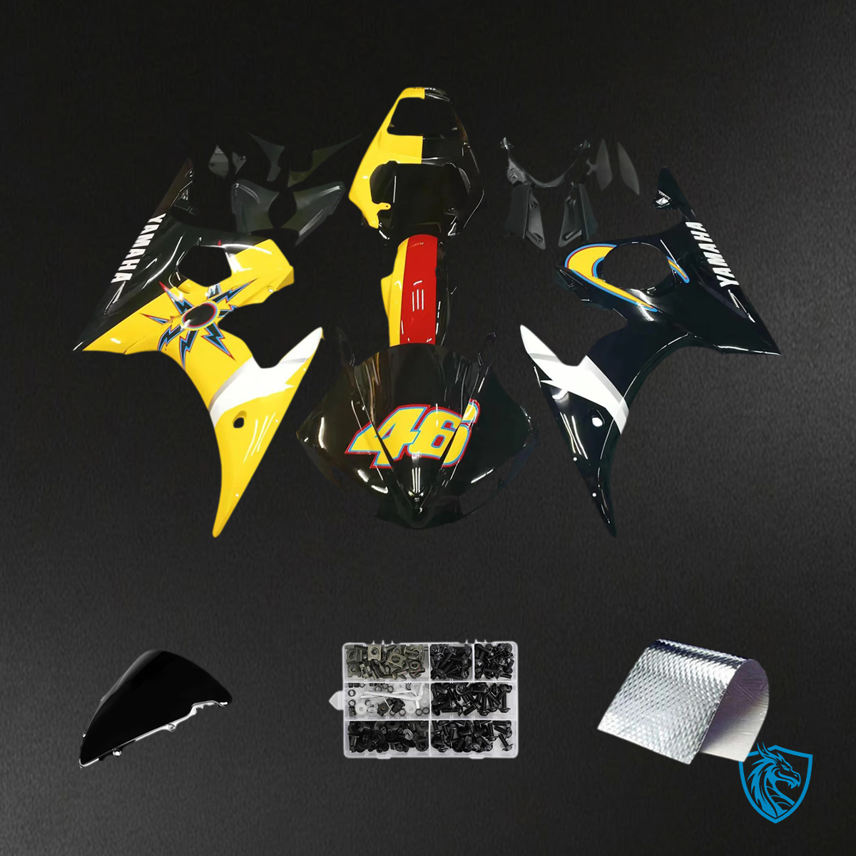 Yamaha R6 (2003-2004) & YZF R6S (2006-2009) Multi Color - Kit Fairing