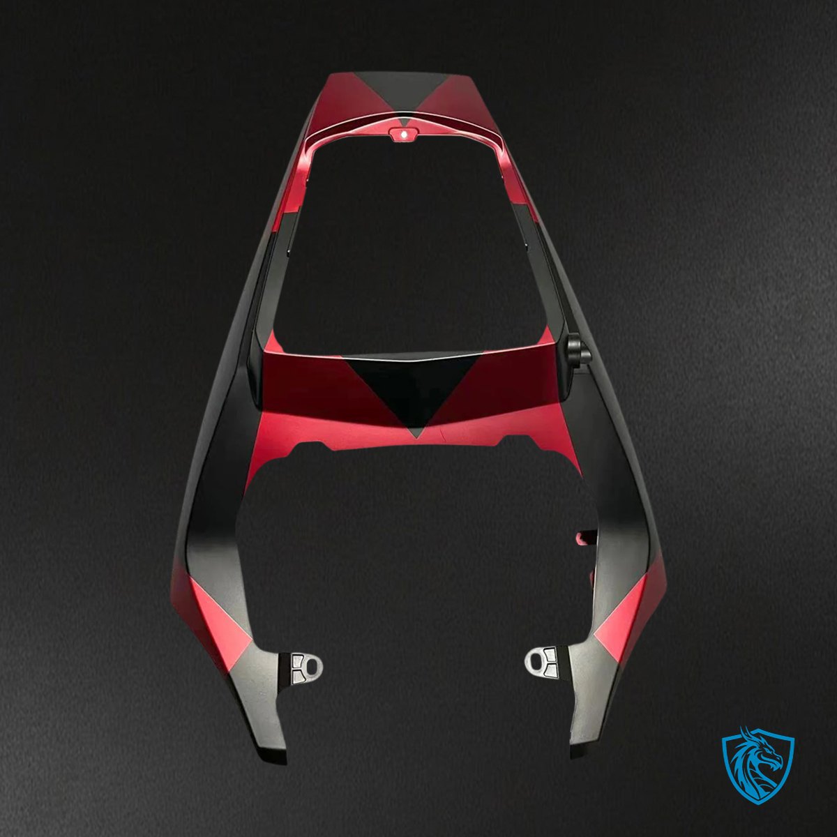 Yamaha R6 2005 Black & Red Geometric Pattern - Fairing Kit