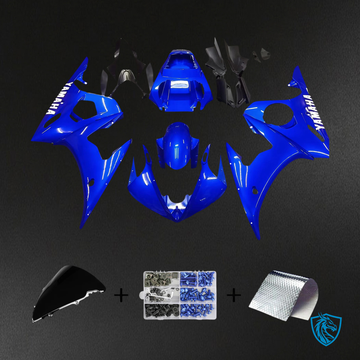 Yamaha R6 2005 Blue - MERGEment Motorcycle Fairing Kit