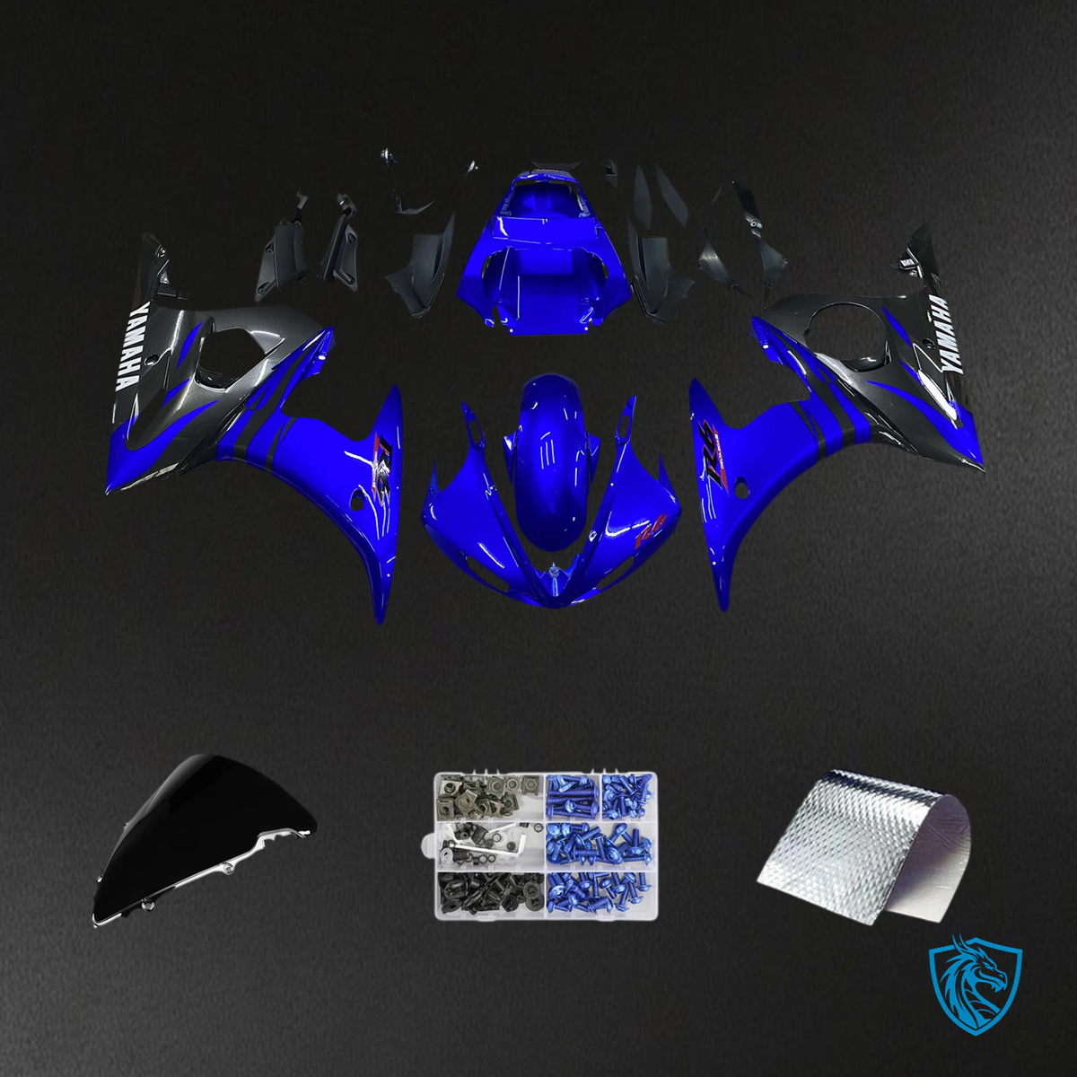 Yamaha R6 (2005) G-Blue Fairing Kit - ABS Bodywork