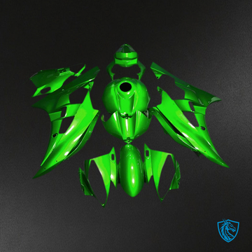 Yamaha R6 (2006-2007) Glossy Green Motorcycle Fairing Kit | ABS Bodywork