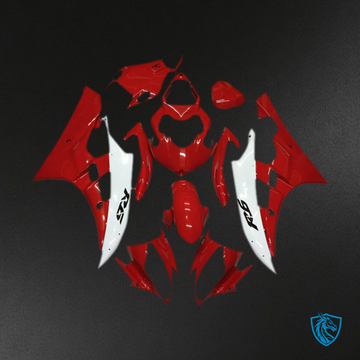 Yamaha R6 (2006-2007) Red & White Motorcycle Fairing Kit | ABS Bodywork