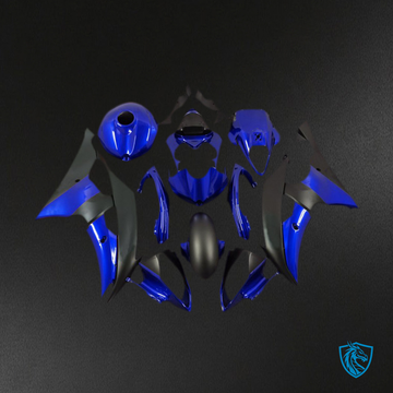 Yamaha R6 (2008-2016) Deep Blue & Matte Black Motorcycle Fairing Kit | ABS Bodywork