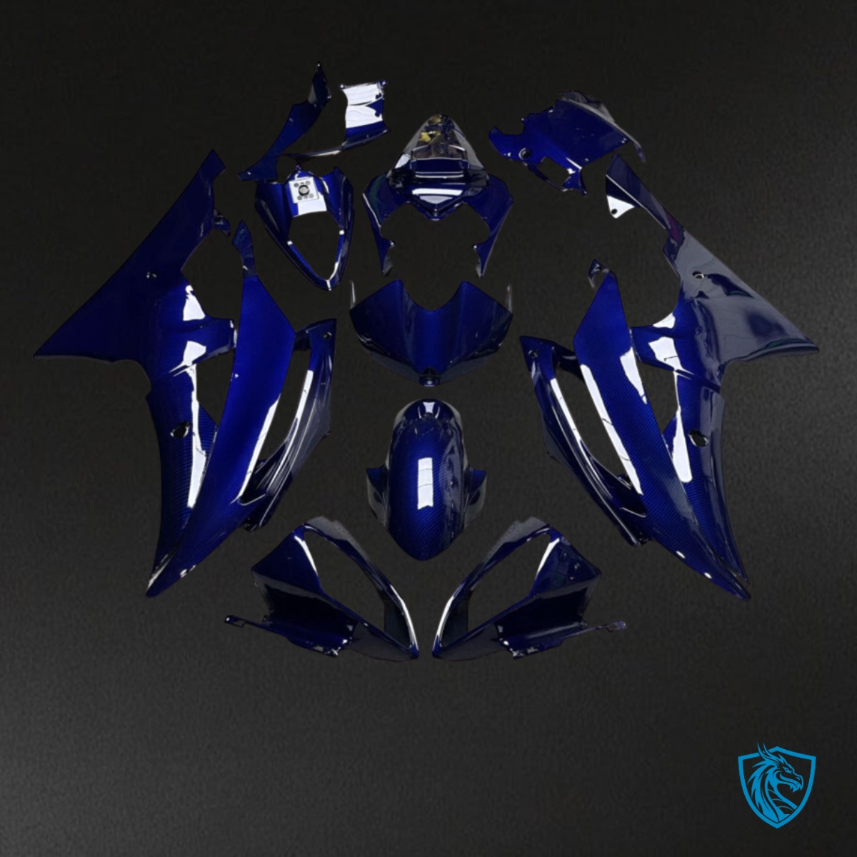 Yamaha R6 (2008-2016) Gloss Blue Fairing Kit | ABS Bodywork