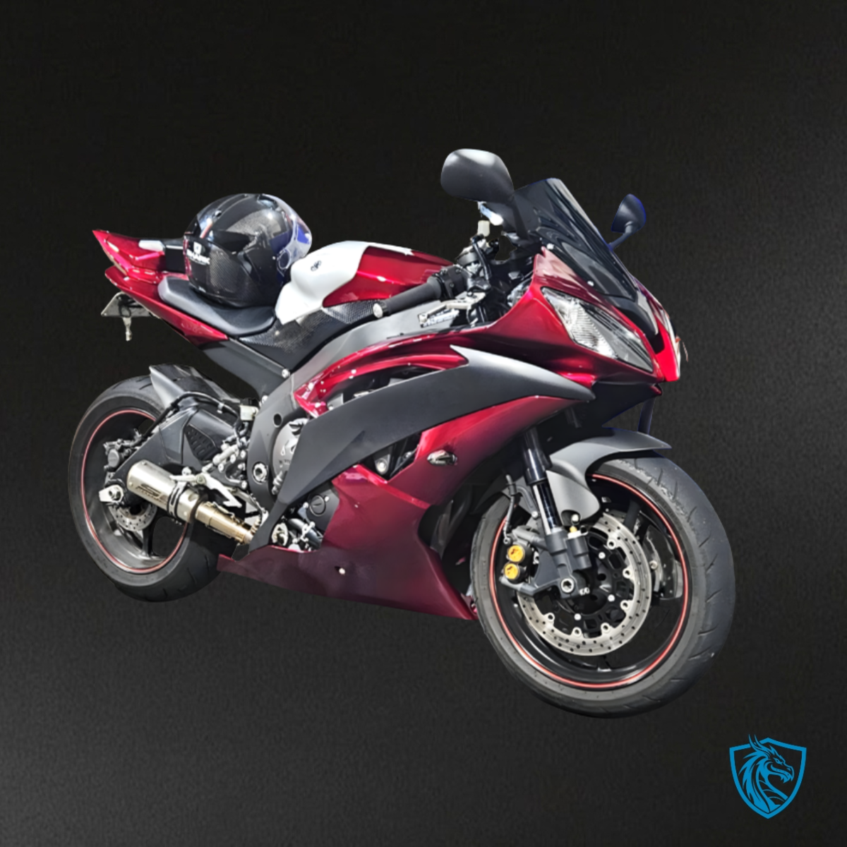 Yamaha R6 (2008-2016) Gloss Candy Red & Matte Black - Custom ABS Fairing Kit