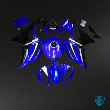 Yamaha R6 (2008-2016) Blue , Black & White - MERGEment Motorcycle Fairings Kit