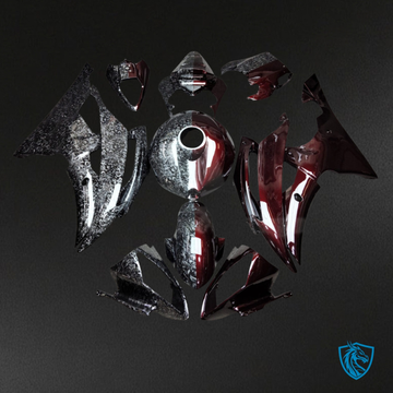 Yamaha R6 (2008-2016) Gloss Black & Red - MERGEment Motorcycle Fairings Kit