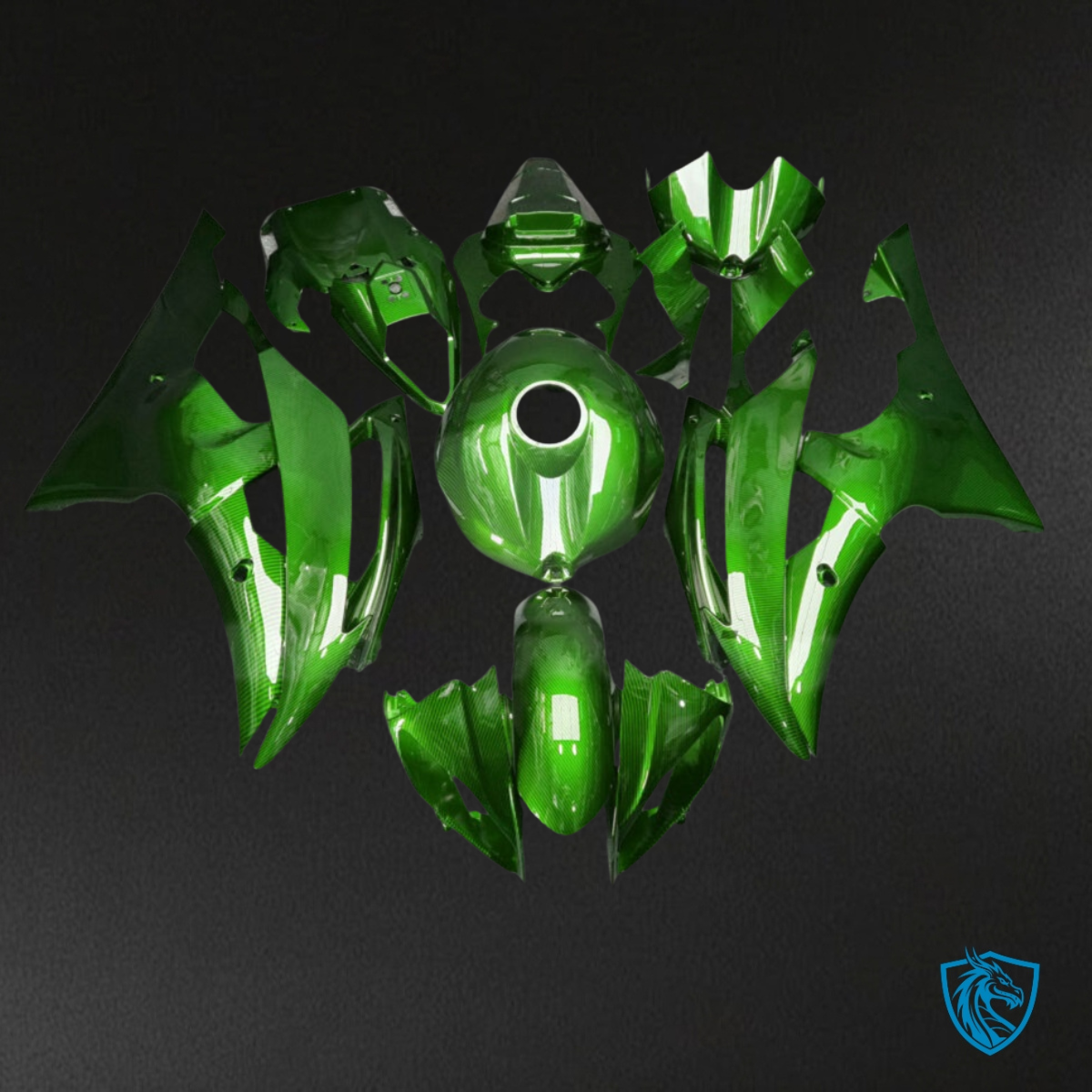 Yamaha R6( 2008-2016) Gloss Green Fairing Kit | ABS Bodywork