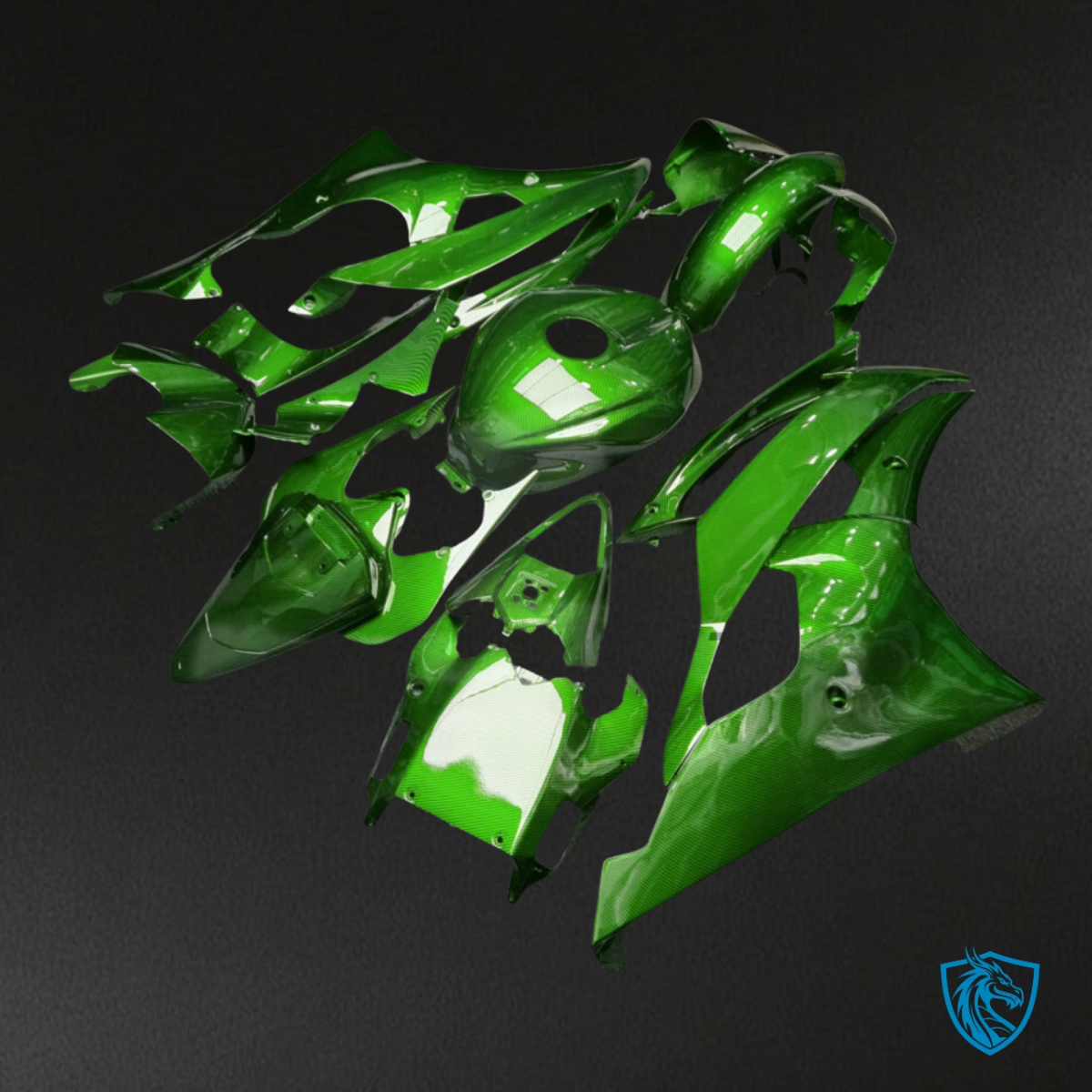 Yamaha R6( 2008-2016) Gloss Green Fairing Kit | ABS Bodywork
