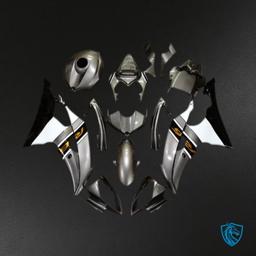 Yamaha R6 (2008-2016) Glossy Gray & Bronze Fairings Kit - Aftermarket ABS Bodywork