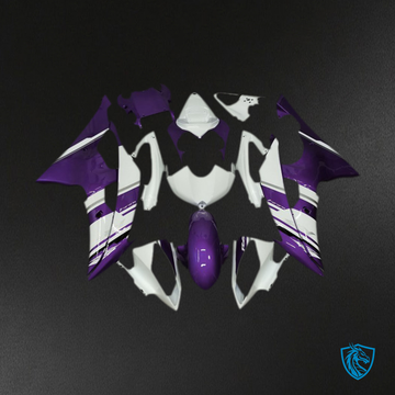 Yamaha R6 (2008-2016) Glossy White & Purple OEM Style Fairing Kit | ABS Bodywork