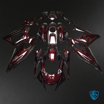 Yamaha R7 (2021-2025) Gloss Dark Red Carbon Fiber - Custom ABS Fairing Kit