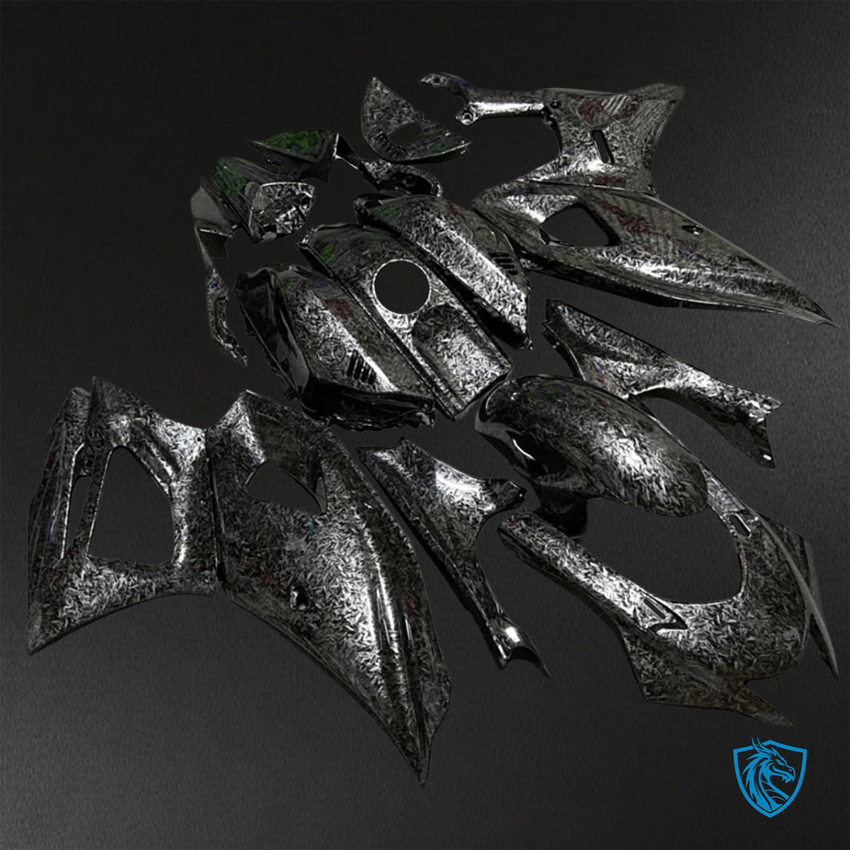 Yamaha R7 (2021-2025) Gloss Black Carbon Fiber ABS Bodywork - Fairings Kit