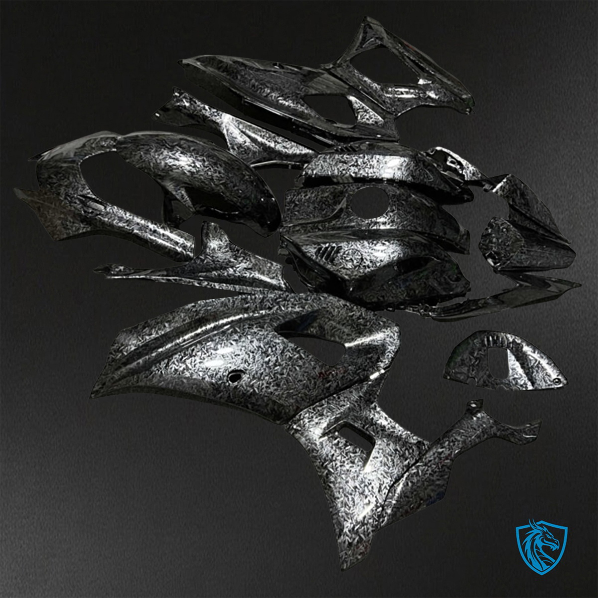 Yamaha R7 (2021-2025) Gloss Black Carbon Fiber ABS Bodywork - Fairings Kit