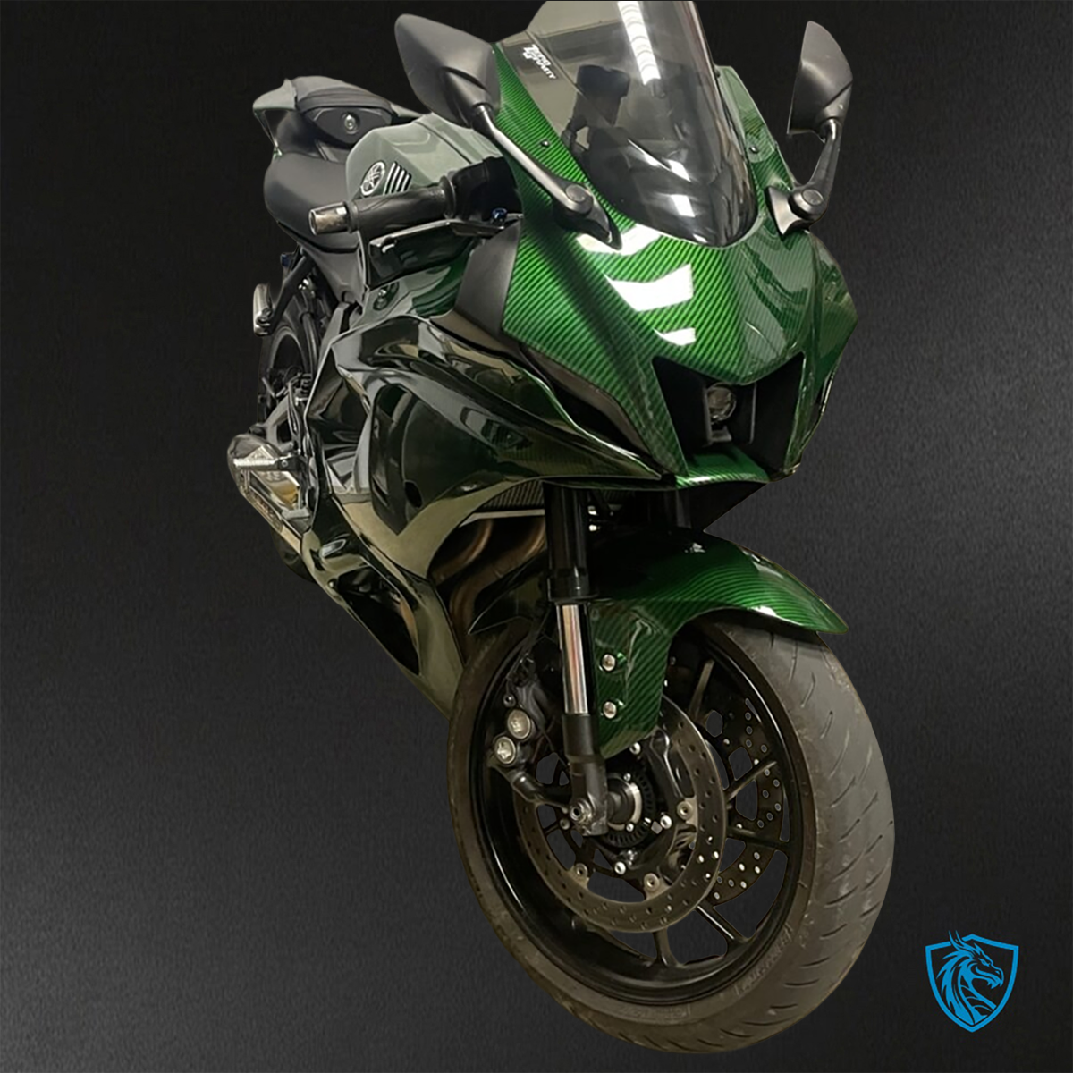 Yamaha R7 (2021-2025) Gloss Green Carbon Fiber ABS Bodywork - Fairings Kit