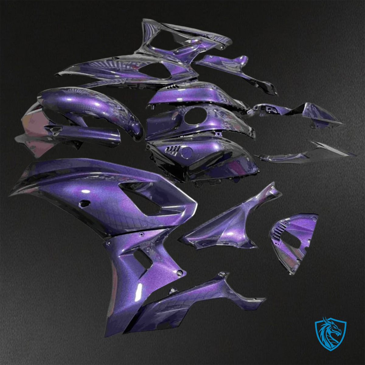 Yamaha R7 (2021-2025) Gloss Purple - Custom ABS Fairing Kit