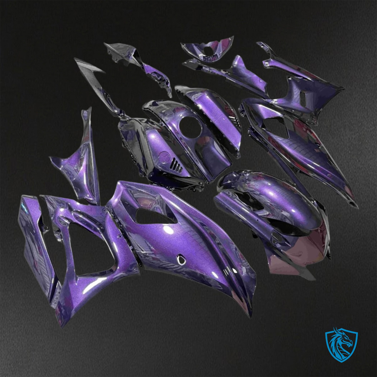 Yamaha R7 (2021-2025) Gloss Purple - Custom ABS Fairing Kit