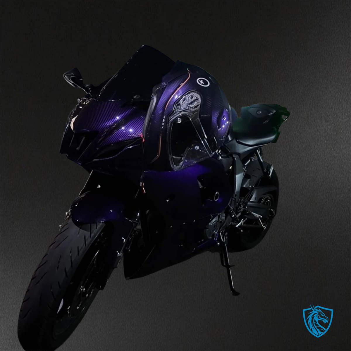Yamaha R7 (2021-2025) Gloss Purple Carbon Fiber ABS Bodywork - Fairings Kit