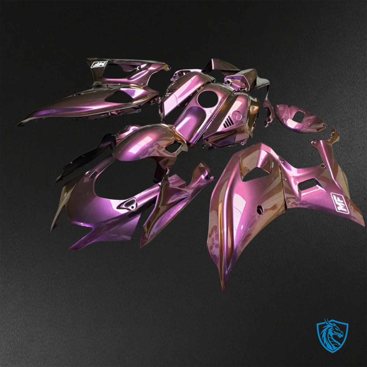Yamaha R7 (2021-2025) Gloss Purple Chameleon - Replacement Motorcycle Fairings Kit