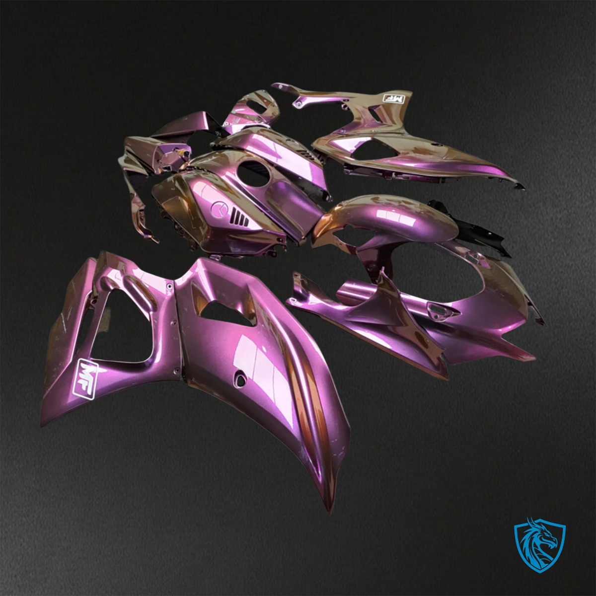 Yamaha R7 (2021-2025) Gloss Purple Chameleon - Replacement Motorcycle Fairings Kit